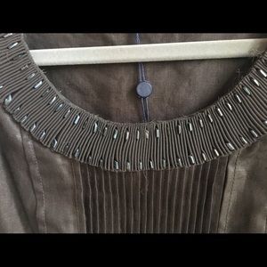 Magaschoni Black & Metal colored top